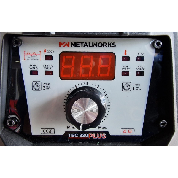 SOLDADORA INVERTER TEC220+/PLUS Metalworks | Sumiteca