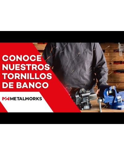TORNILLO DE BANCO BLACK 150 - 150mm Metalworks | Sumiteca