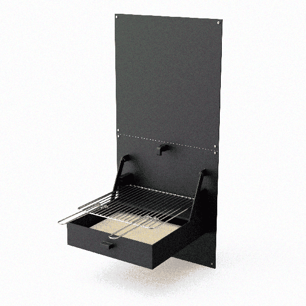 Barbacoa WALL iBBQ placa de protección Movelar | Sumiteca