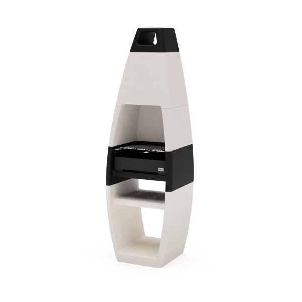 Barbacoa EGO blanco/negro Movelar | Sumiteca