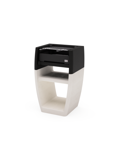 Barbacoa EGO Short blanco/negro Movelar | Sumiteca