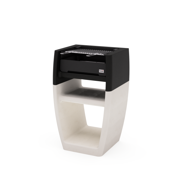 Barbacoa EGO Short blanco/negro Movelar | Sumiteca