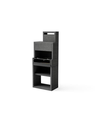 Barbacoa BLACK VENIT Plus Hotte 78 Movelar | Sumiteca