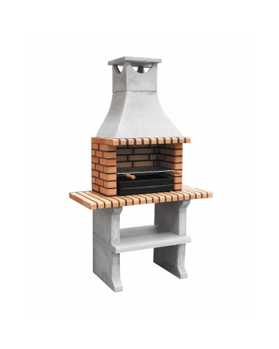 Barbacoa Napoles Plus con 2 Mini Bancada  Movelar | Sumiteca