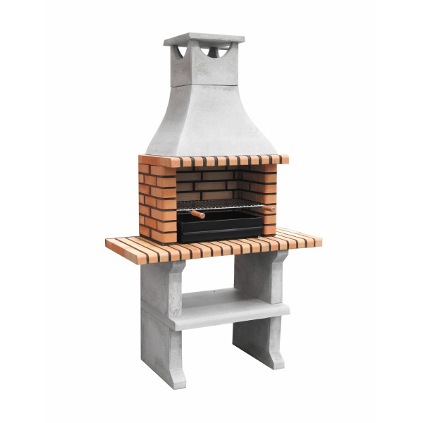 Barbacoa Napoles Plus con 2 Mini Bancada  Movelar | Sumiteca