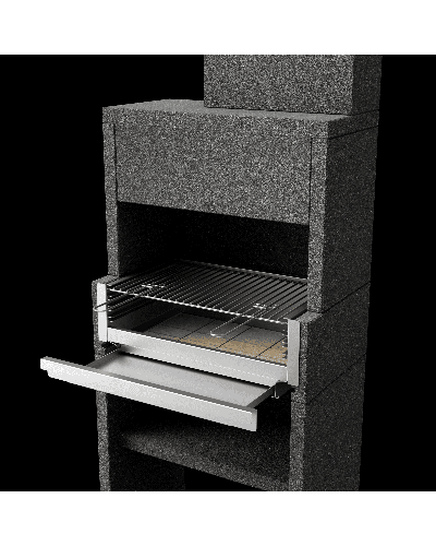Barbacoa BLACK VENIT Plus Hotte 78 inox Movelar | Sumiteca