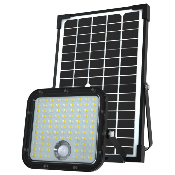 Proyector LED Solar 4800 lm Velamp CUBE SL366 | Sumiteca