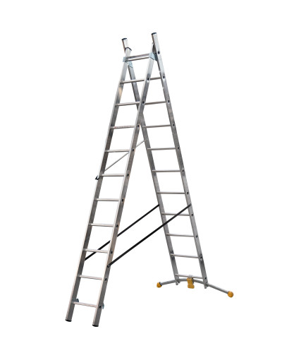 Escalera Combinada 2x(7,9,11) Peldaños Hailo HobbyLOT | Sumiteca