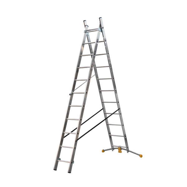 Escalera Combinada 2x(7,9,11) Peldaños Hailo HobbyLOT | Sumiteca