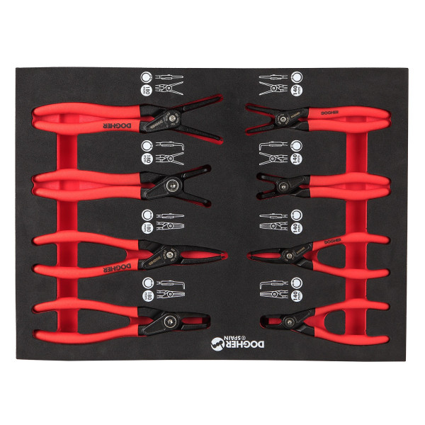 Ban. Espuma SEEGER PRO 8PCS 1/2. Dogher | Sumiteca