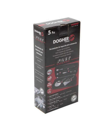 Juego 5 PZ Espejos y LED FASTCHANGE. Dogher | Sumiteca