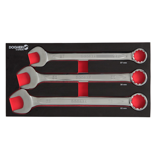 Bandeja espuma llavescombinadas 3pcs 1/3. Dogher | Sumiteca