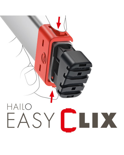 Escalera Tijera Peldaños Hailo L60 EasyClix | Sumiteca