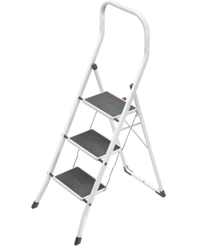 Taburete Acero 3 Peldaños Hailo Safety | Sumiteca
