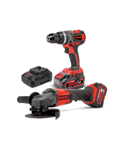 PBL 2034 PK + AGR Taladro 18V  Stayer | Sumiteca