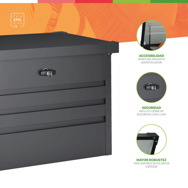 Arcon metalico Sveg 277 litros Hoggar | Sumiteca
