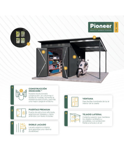 Caseta  Pioneer y140 gallery 14,14 m2 Hoggar | Sumiteca