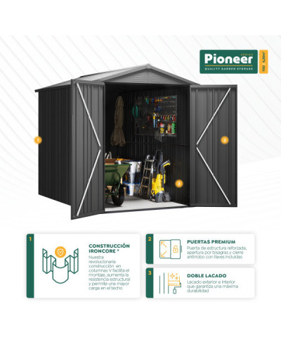 Caseta  Pioneer y50- 4,30 m2 Hoggar | Sumiteca