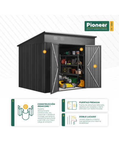 Caseta  Pioneer y70 - 5,66 m2 Hoggar | Sumiteca