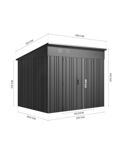 Caseta  Pioneer y70 - 5,66 m2 Hoggar | Sumiteca