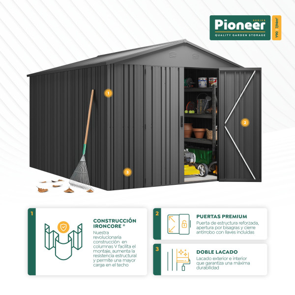 Caseta  Pioneer y90- 7,94 m2 Hoggar | Sumiteca