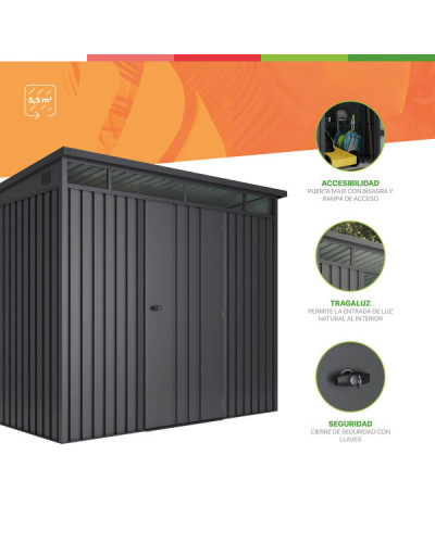 Caseta metal Allister 5.5 m2 Hoggar | Sumiteca