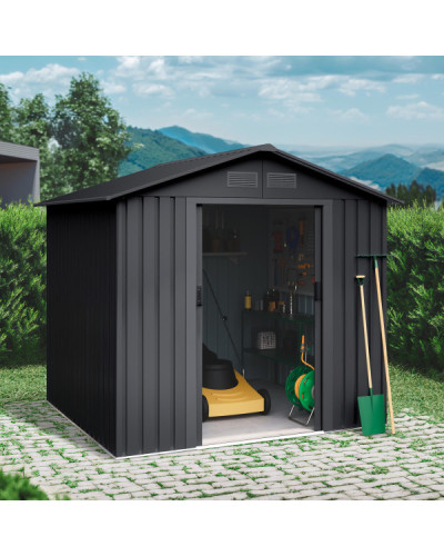 Caseta metal Gotland dark 5.27 m2 Hoggar | Sumiteca