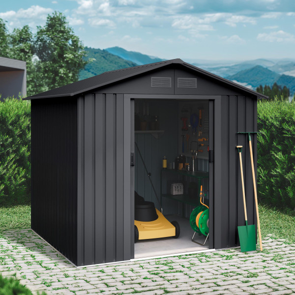 Caseta metal Gotland dark 5.27 m2 Hoggar | Sumiteca