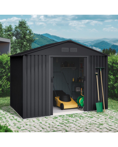 Caseta metal Koppen dark 8.08 m2 Hoggar | Sumiteca