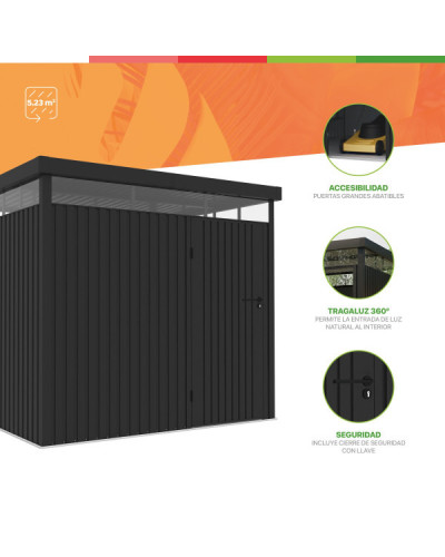 Caseta metal Lumen l5 5,23 m2 Hoggar | Sumiteca