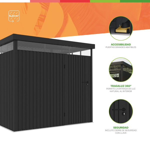 Caseta metal Lumen l5 5,23 m2 Hoggar | Sumiteca