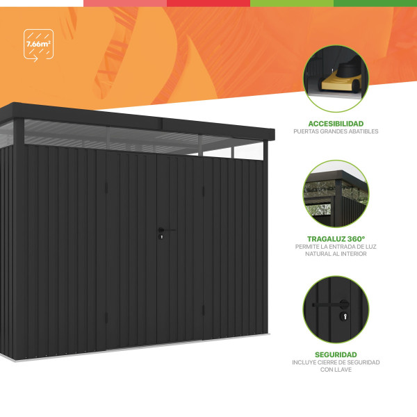 Caseta metal Lumen l7 7,66 m2 Hoggar | Sumiteca