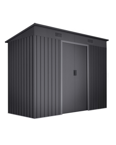 Caseta metal Oulu dark 3,14 m2 Hoggar | Sumiteca