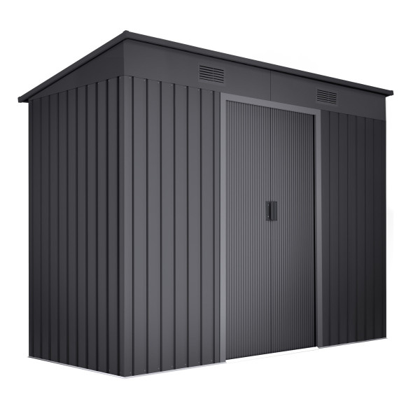 Caseta metal Oulu dark 3,14 m2 Hoggar | Sumiteca