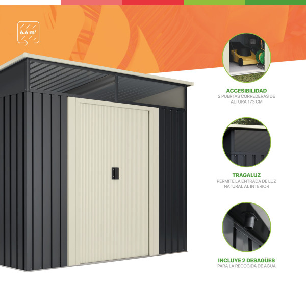 Caseta metal Slevik ii 6,6 Hoggar | Sumiteca