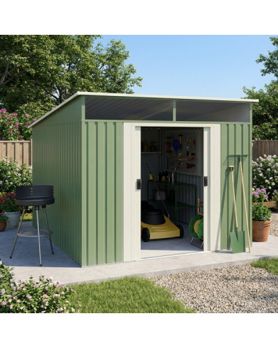 Caseta metal Slevik Leaf 6,6 m2 Hoggar | Sumiteca