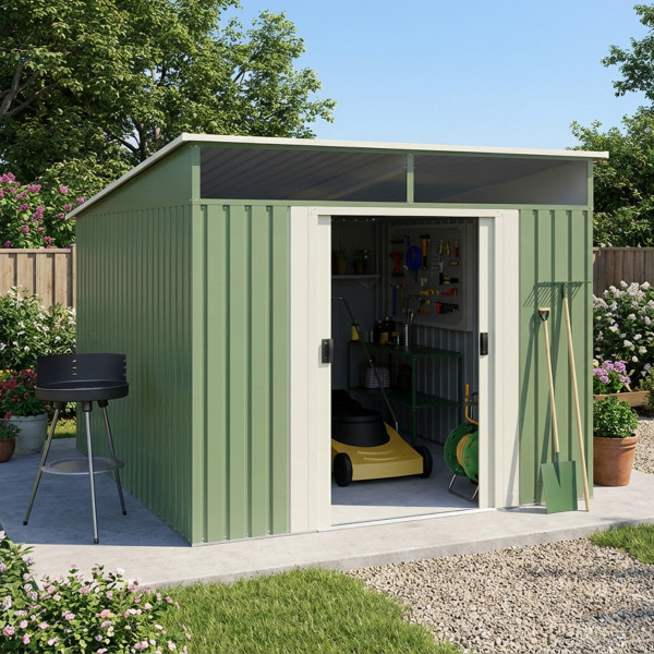 Caseta metal Slevik Leaf 6,6 m2 Hoggar | Sumiteca