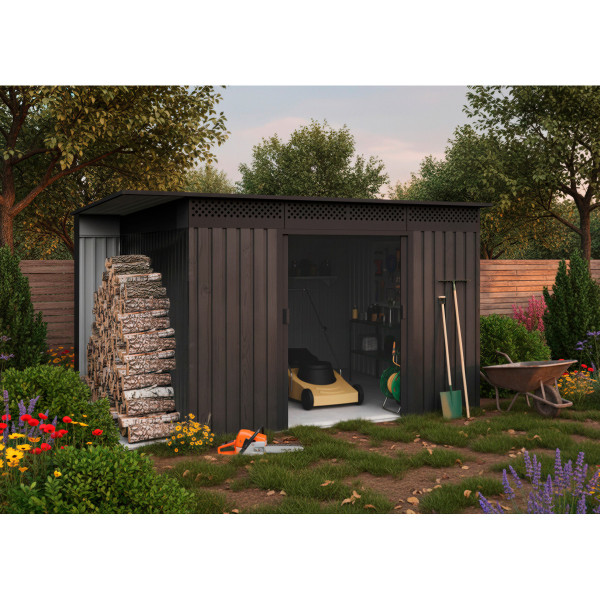 Caseta metal THW Yellowstone 8,96 m2 Hoggar | Sumiteca