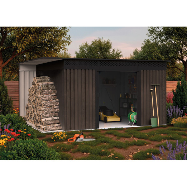Caseta metal THW Yosemite 13,22 m2 Hoggar | Sumiteca