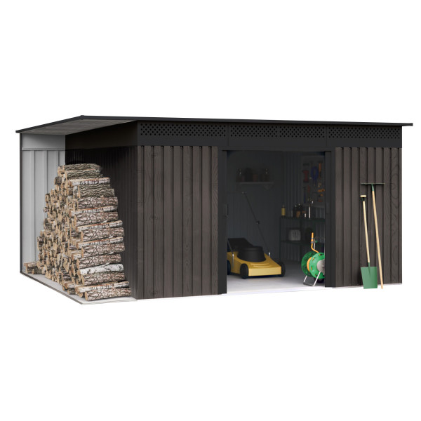 Caseta metal THW Yosemite 13,22 m2 Hoggar | Sumiteca