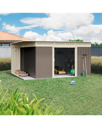 Caseta metal Uppsala 13,22 m2 Hoggar | Sumiteca