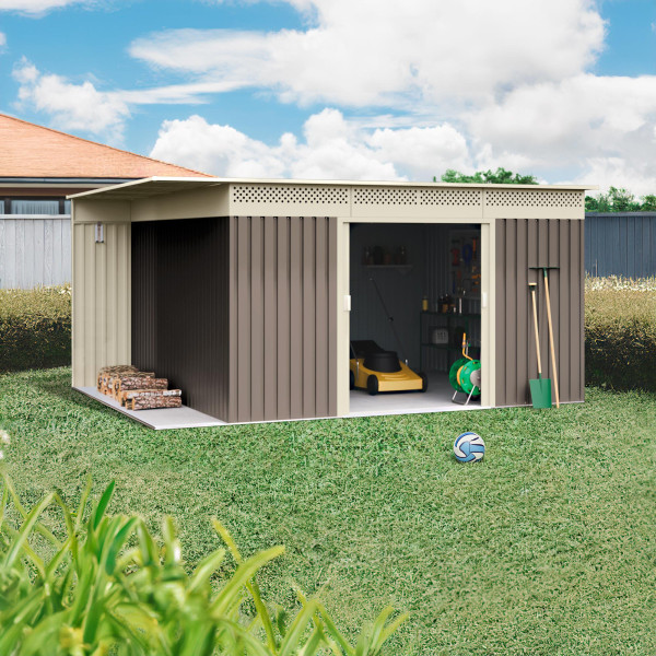 Caseta metal Uppsala 13,22 m2 Hoggar | Sumiteca