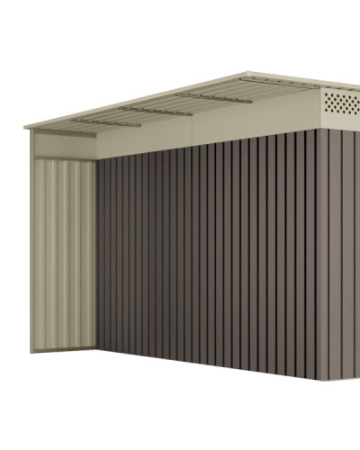 Caseta metal Uppsala 13,22 m2 Hoggar | Sumiteca