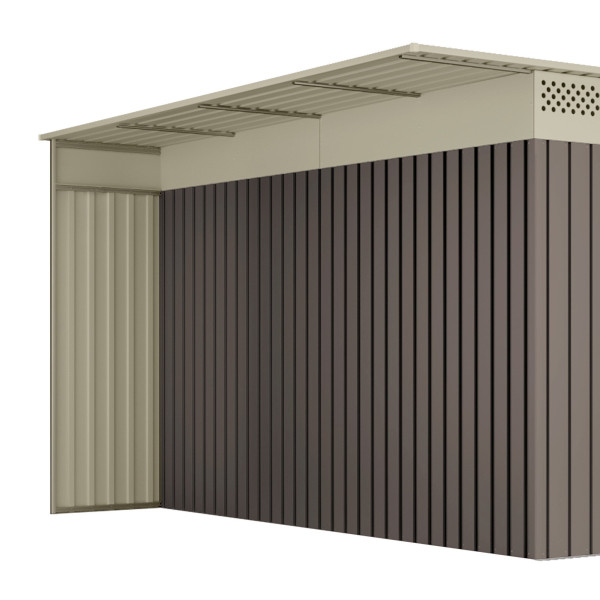 Caseta metal Uppsala 13,22 m2 Hoggar | Sumiteca