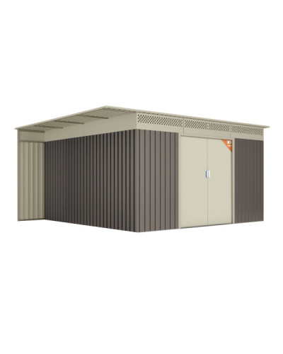 Caseta metal Uppsala 13,22 m2 Hoggar | Sumiteca