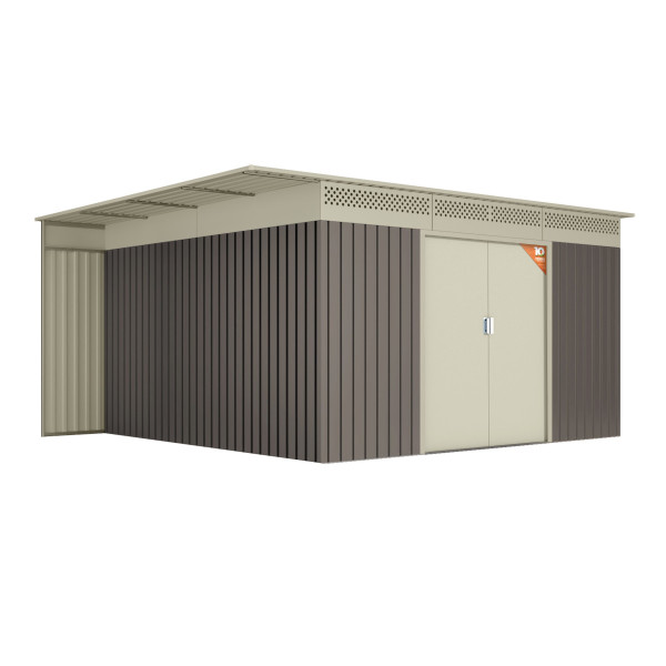 Caseta metal Uppsala 13,22 m2 Hoggar | Sumiteca