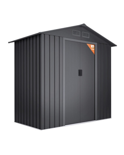 Caseta metal Visby dark 2.57 m2 Hoggar | Sumiteca