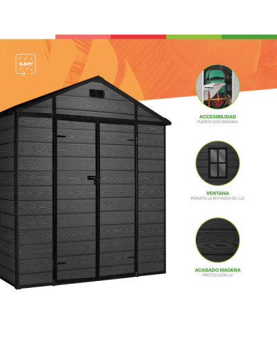 Caseta resina black 4,6 m2 one Hoggar | Sumiteca