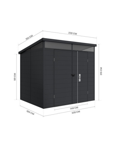 Caseta resina Nova 4,57 m2 one Hoggar | Sumiteca