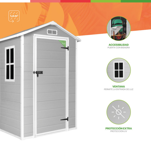 Caseta resina One 1,4 m2 Hoggar | Sumiteca